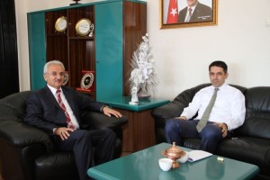 Mehmet Öztürk’ten Başkan Başsoy’a Veda Ziyareti.