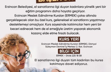 Sepet Örücülüğü Kursu Başlıyor