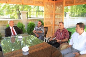 Erzincan Köy ve Mahalle Muhtarlar Derneğinden Başsoya ziyaret