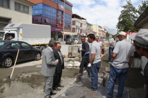 Erzincan Belediye Başkan Vekili Hira Şehir Genelinde Çalışmaları Yerinde İnceledi
