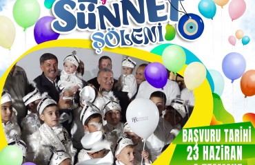 Geleneksel Toplu Sünnet Şöleni için kayıtlar başladı.