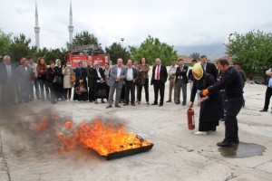 Erzincan Belediyesi İtfaiye Müdürlüğünden Eğitim