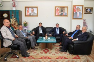 Erzincan belediyesi meclis üyeleri Başkan Başsoy’u ziyaret etti