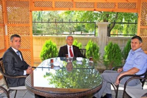 Muhammet Ecel den Başkan Başsoy’a ziyaret
