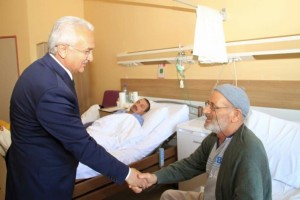Başkan Başsoy’ dan Hastahane Ziyareti