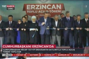 Cumhurbaşkanımız Recep Tayyip Erdoğan Erzincan\'da