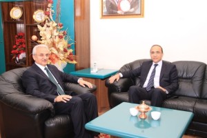 Doğan İnci, Belediye Başkanı Cemalettin Başsoy’a ziyaret