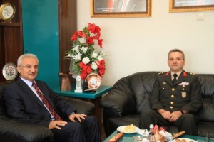 Tuğg. Mustafa Kaya\'dan Başkan Başsoy\'a veda ziyareti