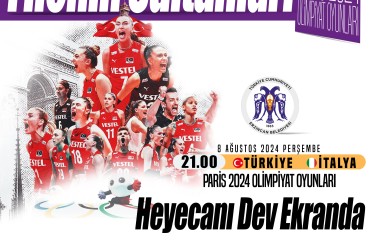 A Milli Kadın Voleybol Takımı'mızın, Paris 2024 Olimpiyat Oyunları