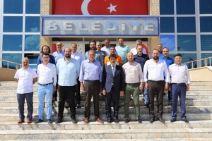 24 Erzincanspor Yönetiminden Başkan Aksun'a Ziyaret