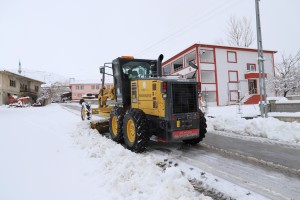 Erzincan Belediyesinden Kar Mesaisi 