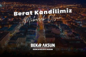 Belediye Başkanımız Sayın Bekir Aksun, Berat Kandili dolayısı ile yayımladığı mesajında tüm İslam Aleminin Kandilini tebrik etti.