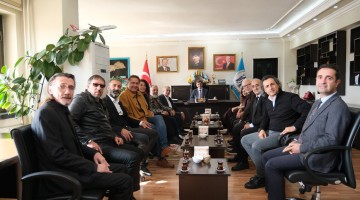 6. Uluslararası Erzincan Kısa Film Festivali jüri üyelerinden belediyemize ziyaret