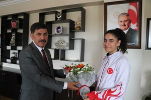 Başkan Aksun'a Amatör Spor Haftası Ziyareti