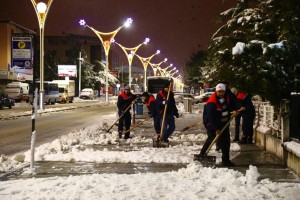 Erzincan Belediyesi Karla Mücadele Ekipleri Hazır Kıta