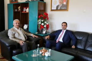 Ağır Ceza Mahkemesi Başkanı Fatih Serdar KÖKEN Başkan BAŞSOY'a ziyaret