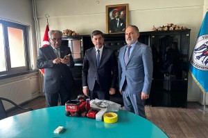 Belediye Başkanımız Sayın Bekir Aksun, Yurt dışında yaşayan Erzincanlı İş İnsanı Sn. Hasan Alaca'yı Belediyemizde misafir etti.