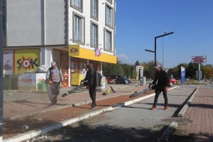 Erzincan’da bisiklet yollarının temizliği düzenli olarak yapılıyor