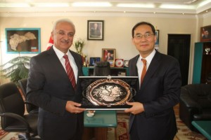Kore Büyükelçisi CHO Yun-Soo’dan  Başkan Başsoy’a ziyaret