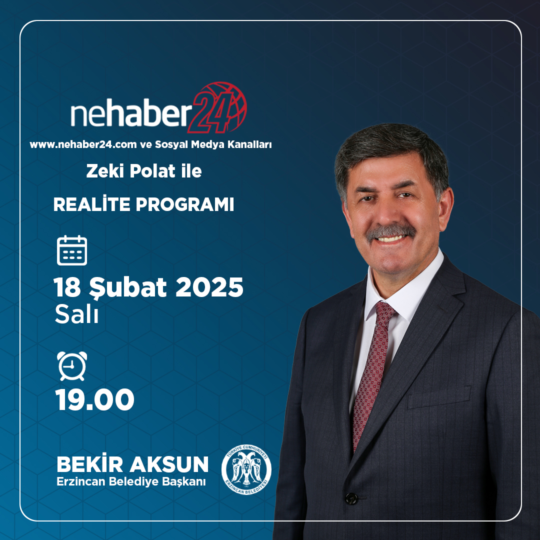 Belediye Başkanımız Sayın Bekir Aksun, www.nehaber24.com'da Realite Programı’na konuk olacak.