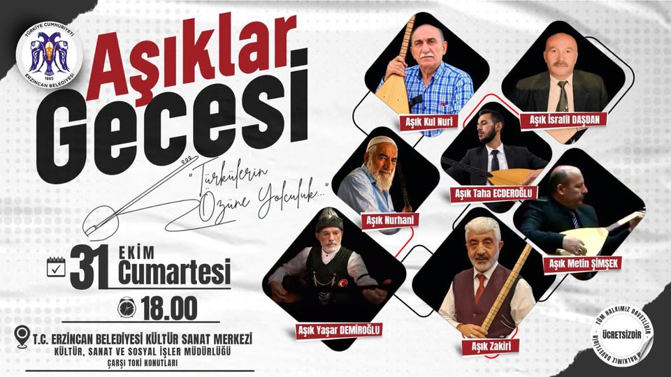 Aşıklar Gecesi - Erzincan Belediyesi