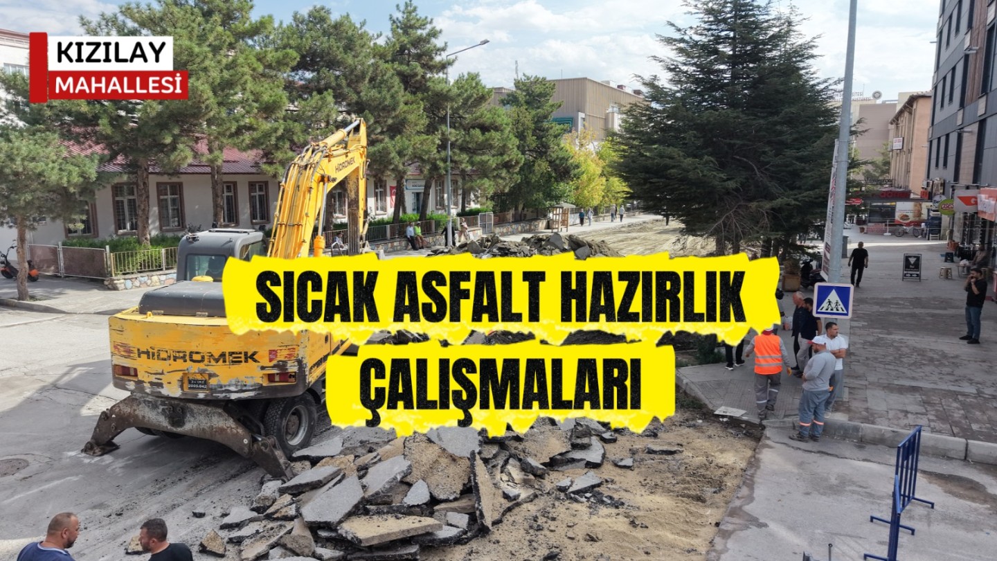 Kızılay Mahallesi’nde sıcak asfalt öncesi hazırlık çalışmalarımızı sürdürüyoruz